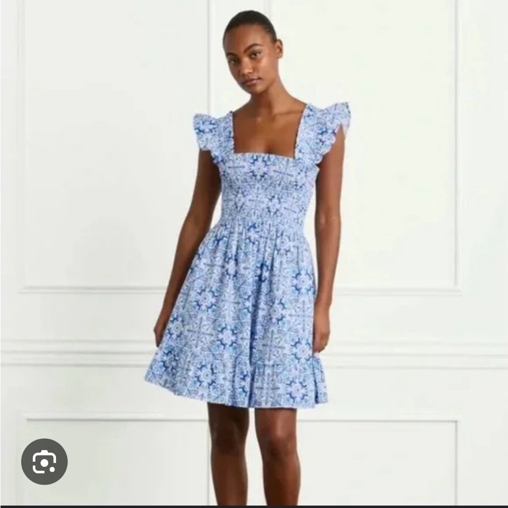 Hill House Elizabeth Nap Dress Blue Mosaic XS